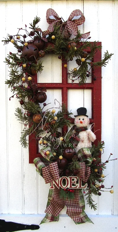 Christmas Presents Holiday Farmhouse Snowman Decor