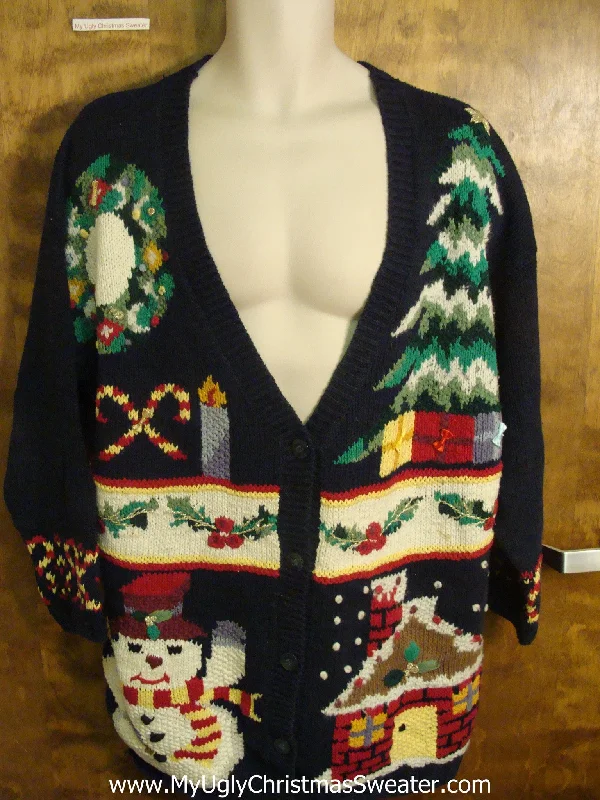 Christmas Spirit Holiday Snowman Ugly Xmas Sweater