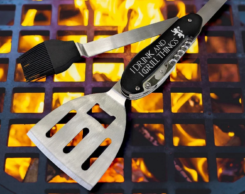 Christmas Party I Drink and Grill Things GOT Grilling Master Fathers Day Gift Best Cook Chef Dad BBQ Man Woman Multi Barbecue Lover Tool Set Christmas Party I Drink and Grill Things GOT Grilling Master Fathers Day Gift Best Cook Chef Dad BBQ Man Woman Multi Barbecue Lover Tool Set