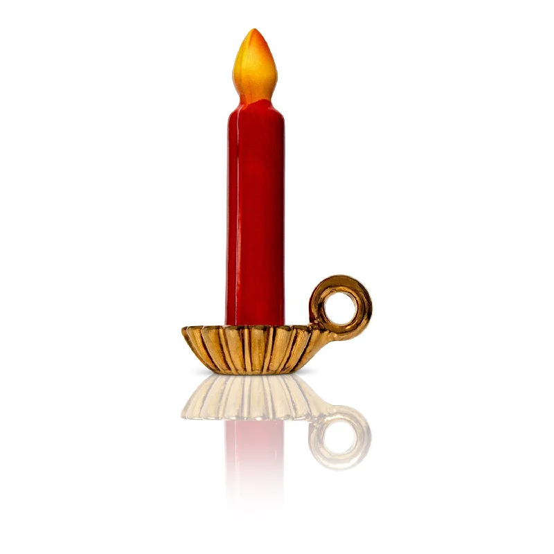 Christmas Fireplace Mantel Light the Way - Nora Fleming Mini (Candle)