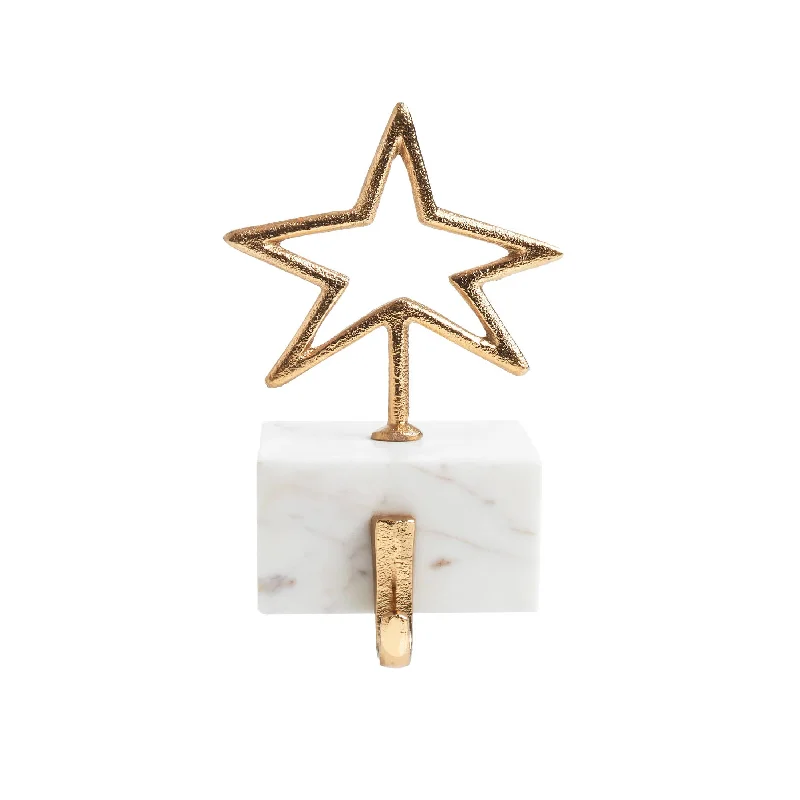 Christmas Wrapping Marble Star Stocking Holder