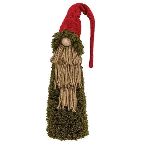 Christmas Cinnamon Rolls Medium Standing Mossy Santa Gnome