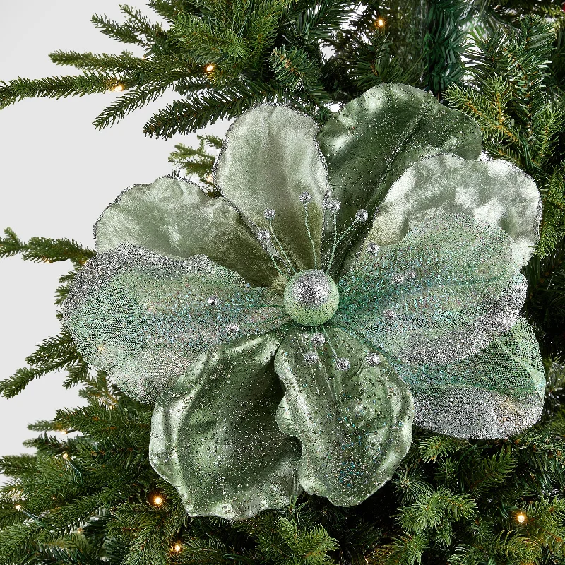 Christmas Advent Calendar Mint Mixed Magnolia Festive Flower Pick