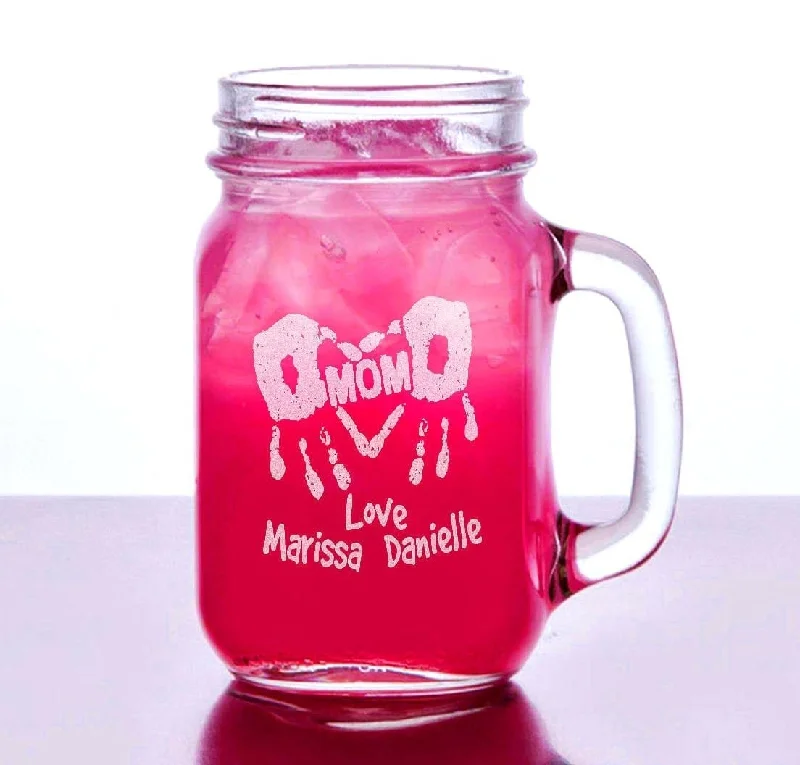 Christmas Red And Green Mom Kids Handprint Mothers Birthday Gift Idea Mason Jar Personalized Christmas 2020 Mug Gift Holiday Jar for Mom from Daughter Son Kids Christmas Red And Green Mom Kids Handprint Mothers Birthday Gift Idea Mason Jar Personalized Christmas 2020 Mug Gift Holiday Jar for Mom from Daughter Son Kids