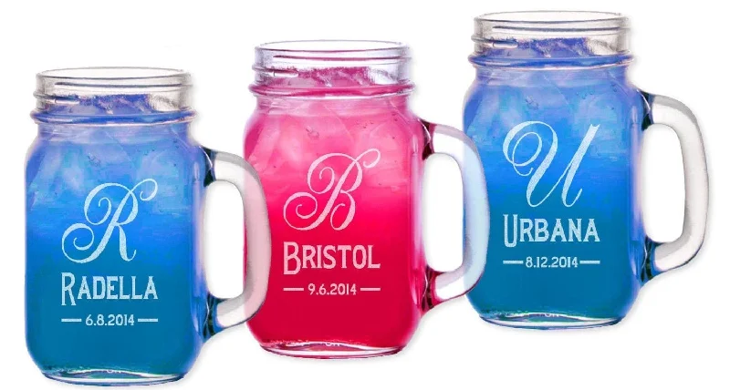 Christmas Handmade Gifts Monogrammed Initial Personalized Party Drink Mason Jars with Handle Engraved Groomsmen Favor Bridesmaid Gift Idea Wedding Birthday Christmas Handmade Gifts Monogrammed Initial Personalized Party Drink Mason Jars with Handle Engraved Groomsmen Favor Bridesmaid Gift Idea Wedding Birthday
