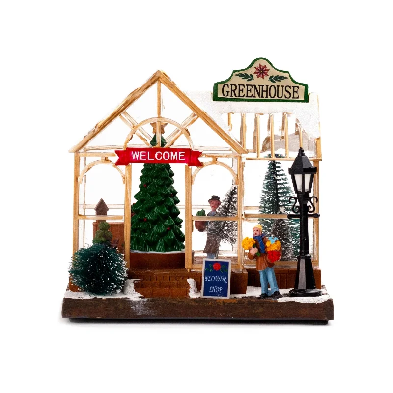 Christmas Movie Night Musical Christmas Tree Shop with Rotating Christmas Tree CVL005 Christmas Movie Night Musical Christmas Tree Shop with Rotating Christmas Tree CVL005