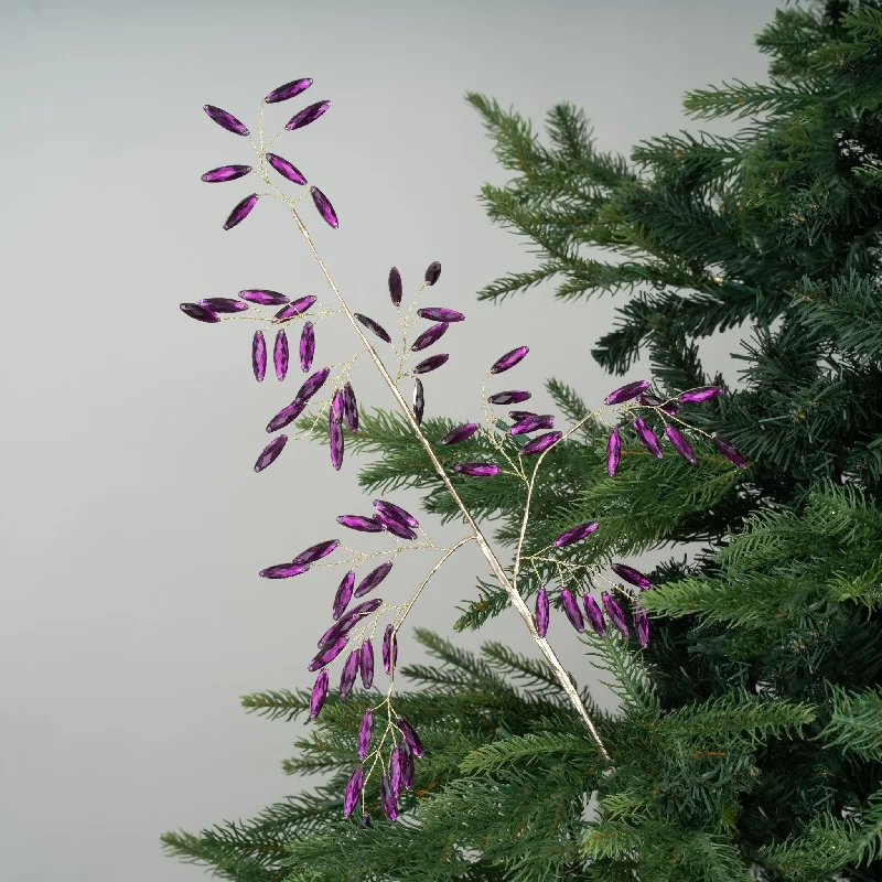Christmas Toy Drive Mystic Purple Gem Christmas Tree Pick