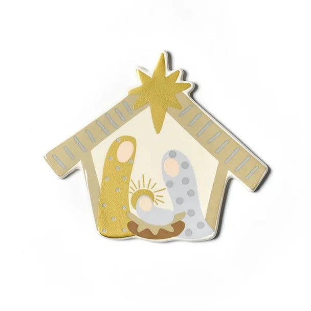 Christmas Snow Globe Neutral Nativity Mini Happy Everything Attachment