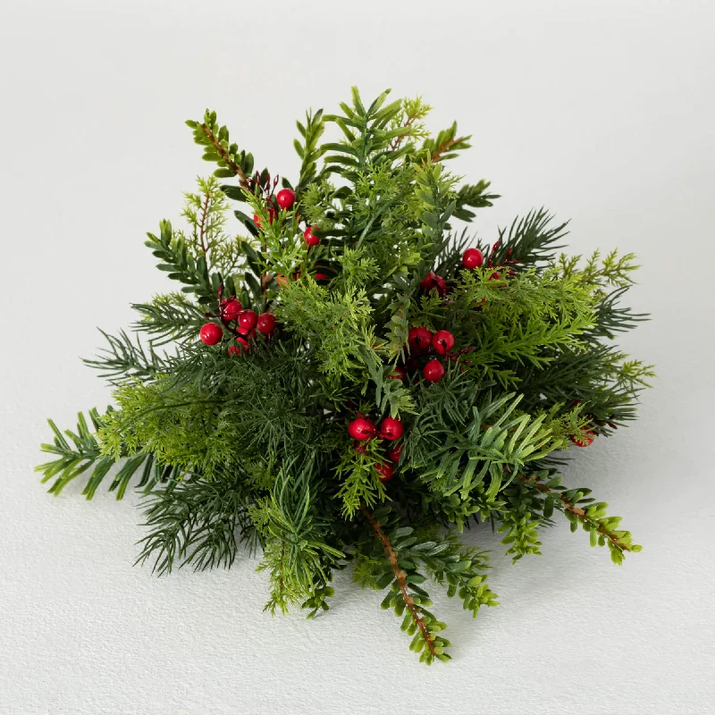 Christmas Family Time Pine And Berry Orb