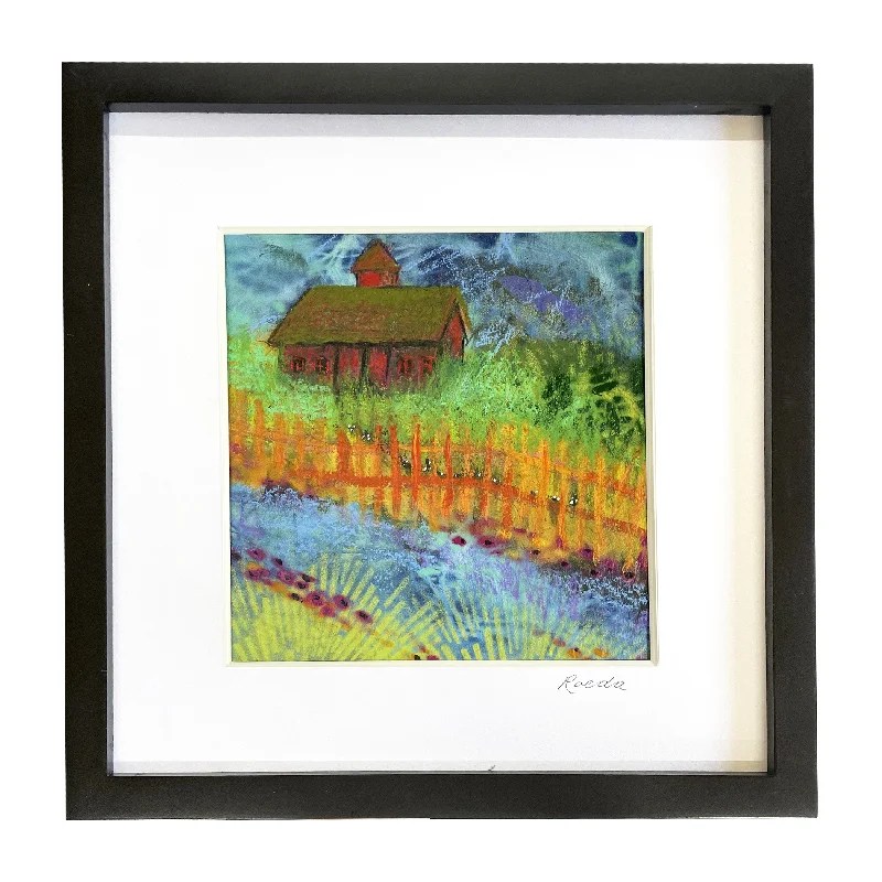 Christmas Traditions Original Framed Painting by Carol (No. 237)