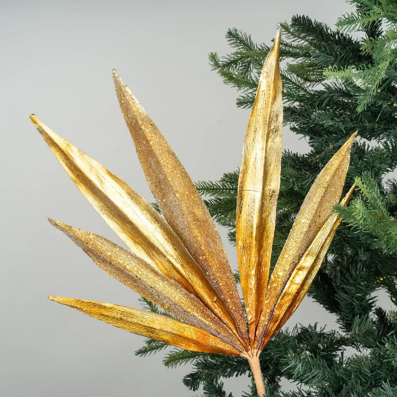 Christmas Baking Ideas Palmetto Leaf Pick in Brilliant Gold