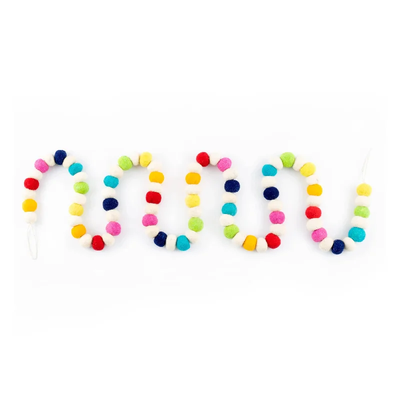 Santa Claus Party Felt Garland