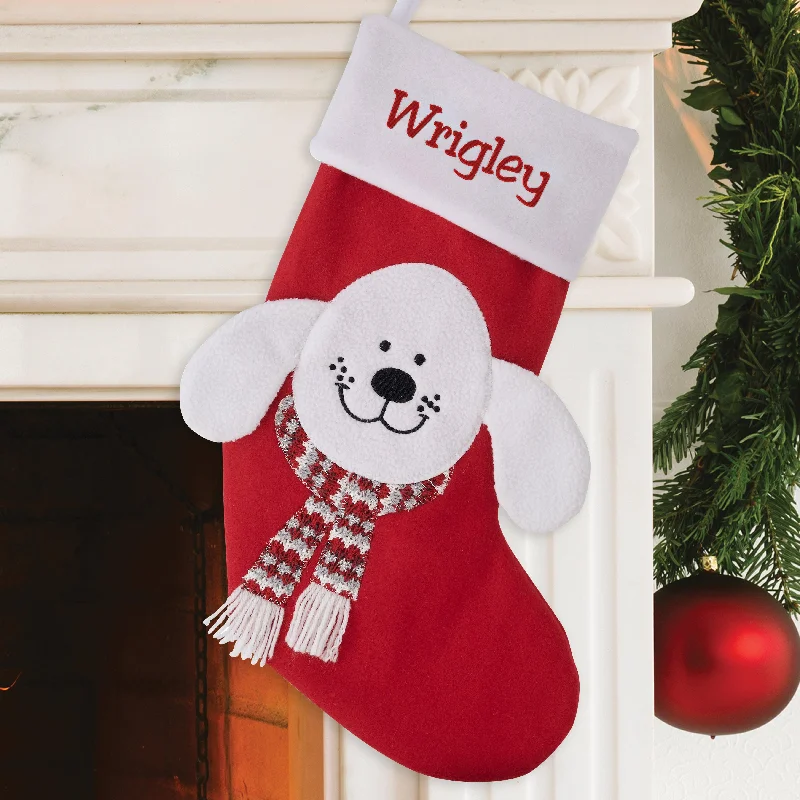 Christmas Hot Chocolate Personalized Dog Stocking