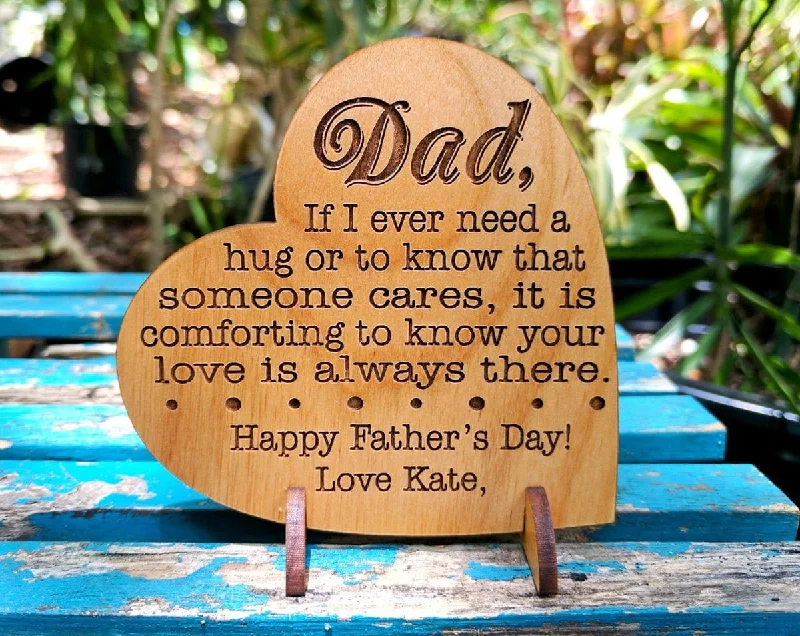 Christmas Songs Personalized Heart Shaped Wood Card for new Father, father of the bride, Father's Day, Birthday, Thank You, Christmas, gift for Husband, Dad Christmas Songs Personalized Heart Shaped Wood Card for new Father, father of the bride, Father's Day, Birthday, Thank You, Christmas, gift for Husband, Dad