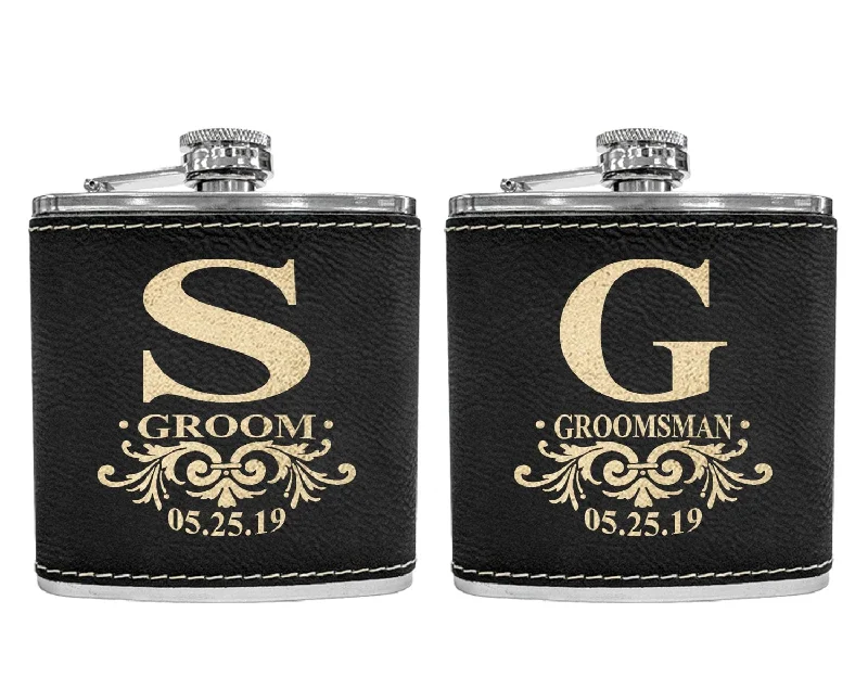 Christmas Garland Lights Personalized Monogram Initial Engraved Gold Black Flask for Man Woman's Birthday Gift For Husband Leather Custom Gifts Wedding Bridal Shower Christmas Garland Lights Personalized Monogram Initial Engraved Gold Black Flask for Man Woman's Birthday Gift For Husband Leather Custom Gifts Wedding Bridal Shower