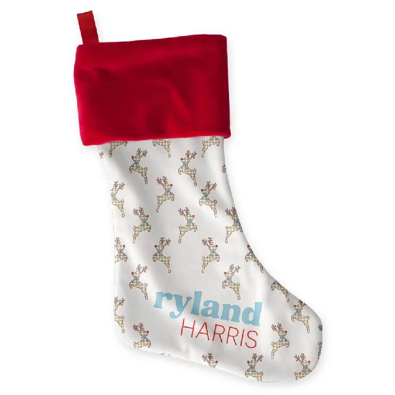 Christmas Presents Personalized Stocking | Rudolph