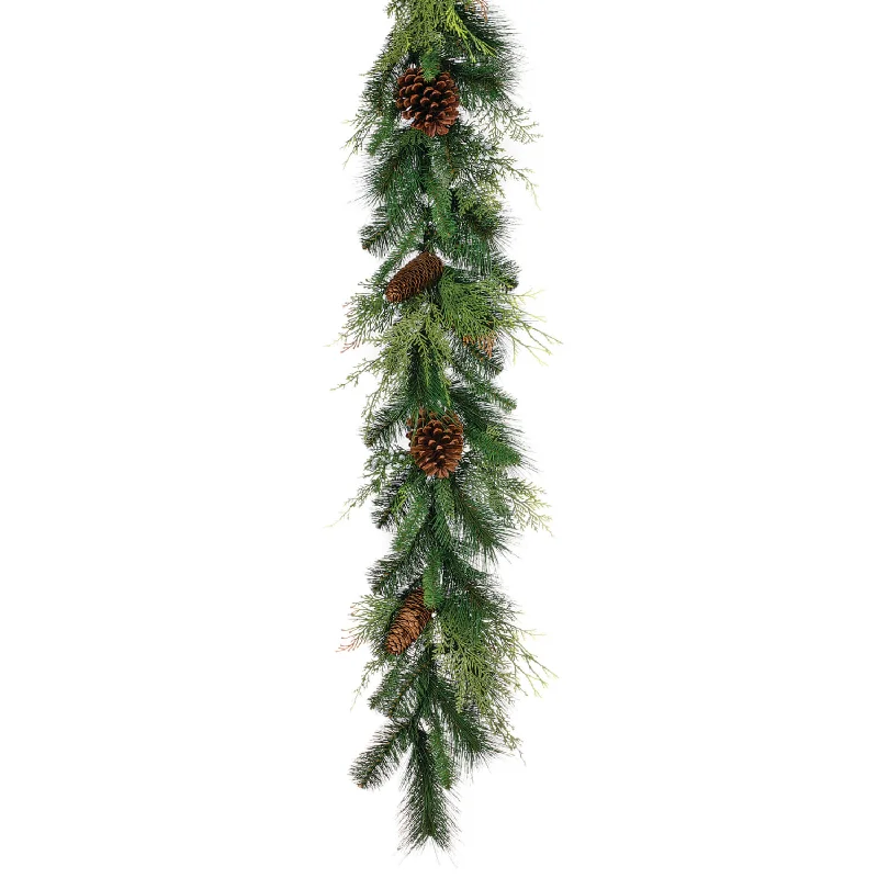 Christmas Bells Mixed Pine Garland