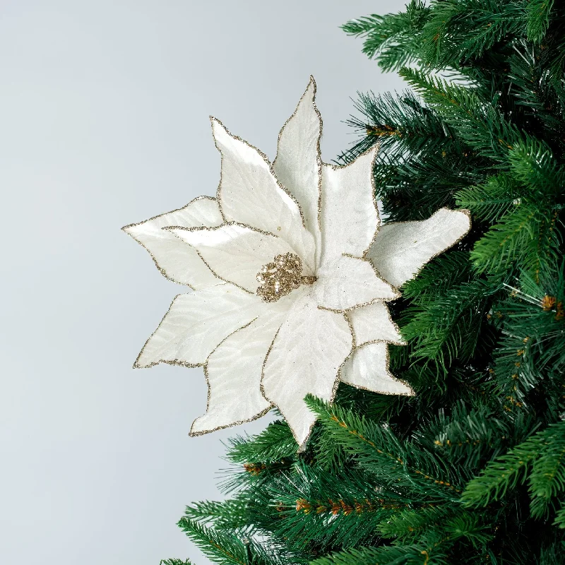 Christmas Handmade Gifts Poinsettia Festive Flower Pick