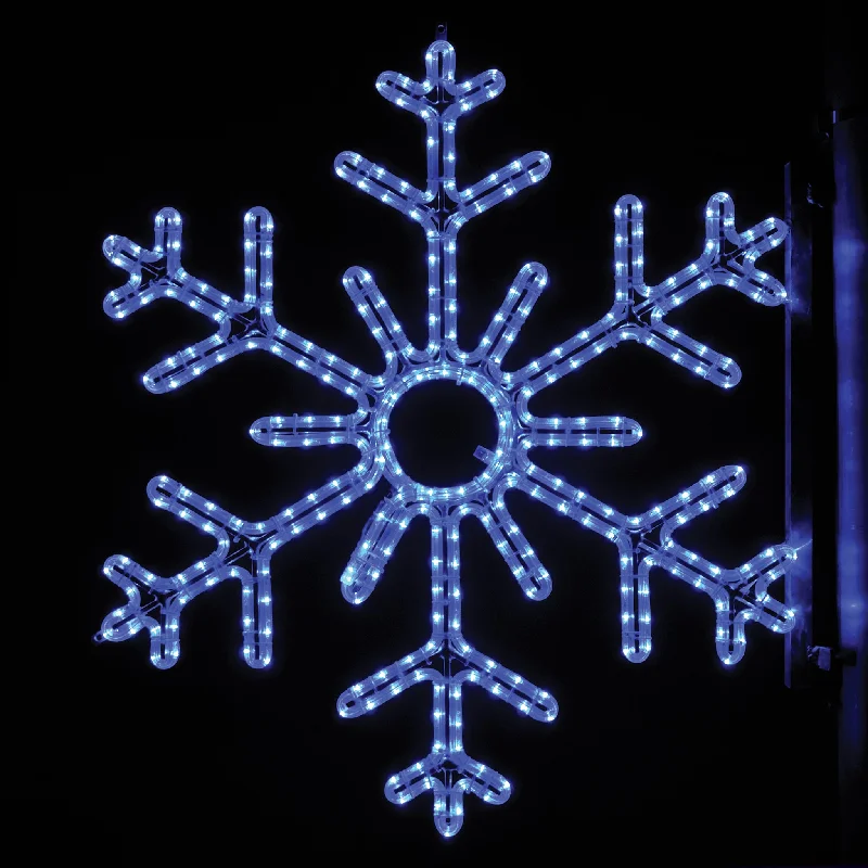 Christmas Candle Holders Pole Decoration -  6 Point Snowflake *SOLD OUT FOR 2024 SEASON -Pre Order now for next year**
