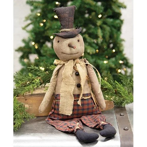 Christmas Wreath Making Rayford Snowman Doll