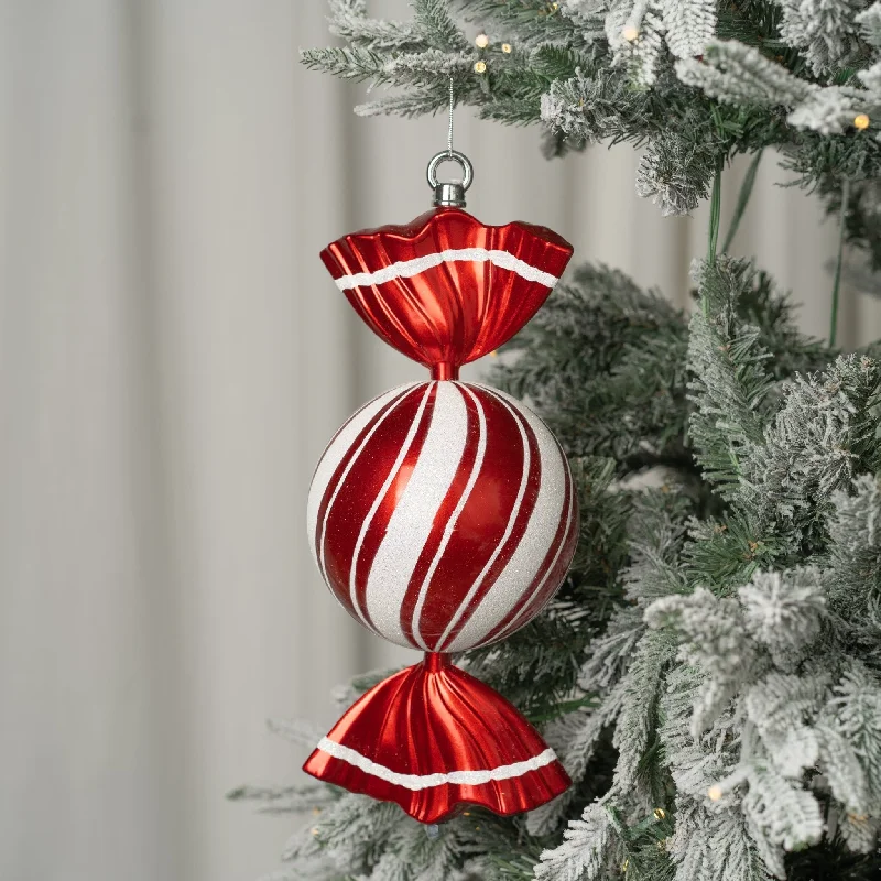 Christmas Holiday Stories Candy Ornament with Red Tail