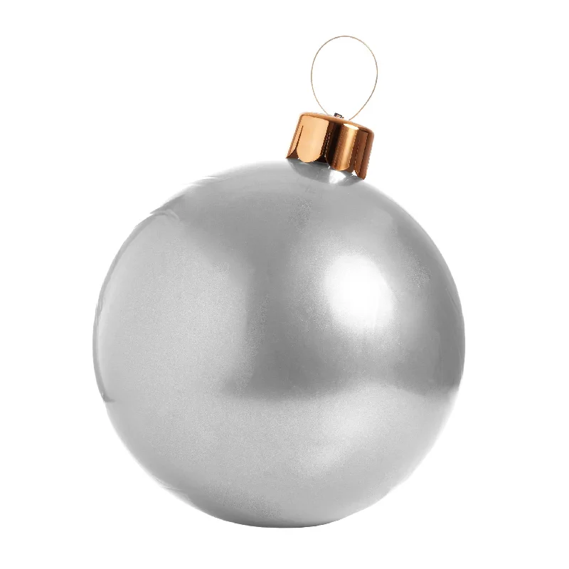 Christmas Countdown Silver Holiball Inflatable Ornament