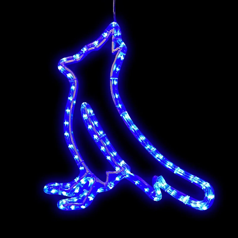 Christmas Reindeer 17" Small Blue Jay Hanging display - (1078-N)