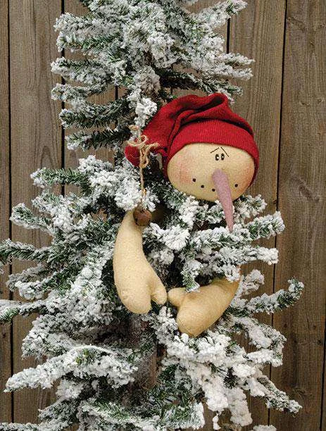 Christmas Presents Snowman Ski Hat Tree Hugger Topper