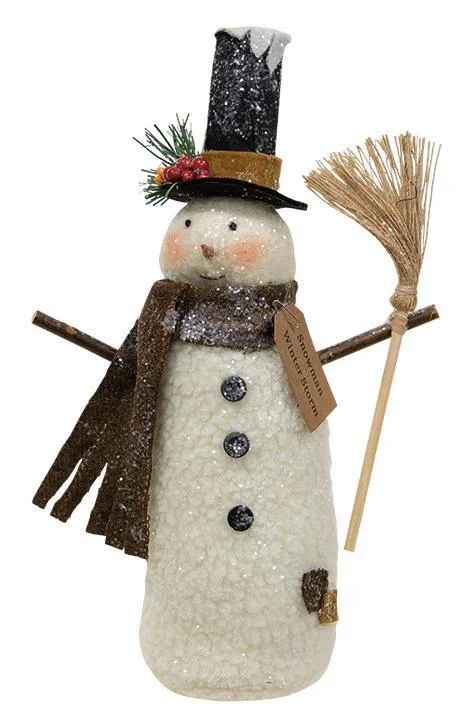 Christmas Day Snowman Winter Storm