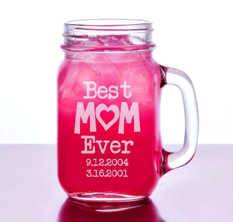 Christmas Morning Super Mom Best Mom Ever Gift Engraved Mason Jar Glasses Personalized 2019 Christmas Mug Mommy Aunt Birthday Gift from son daughter niece Christmas Morning Super Mom Best Mom Ever Gift Engraved Mason Jar Glasses Personalized 2019 Christmas Mug Mommy Aunt Birthday Gift from son daughter niece