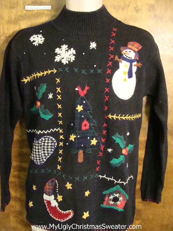 Christmas Baking Tacky Plaid Decorations Holiday Sweater