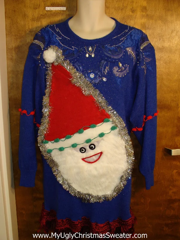 Christmas Market Ugly Christmas Sweater Party Dress Size Large