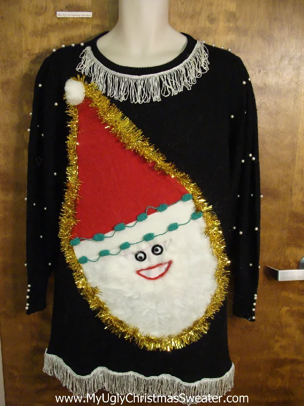 Christmas Fireplace Ugly Christmas Sweater Party Dress Size S