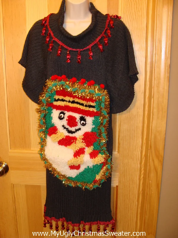 Christmas Sparkling Lights Ugly Christmas Sweater Party Tacky Dress Hook Rug Snowman (d50) Christmas Sparkling Lights Ugly Christmas Sweater Party Tacky Dress Hook Rug Snowman (d50)