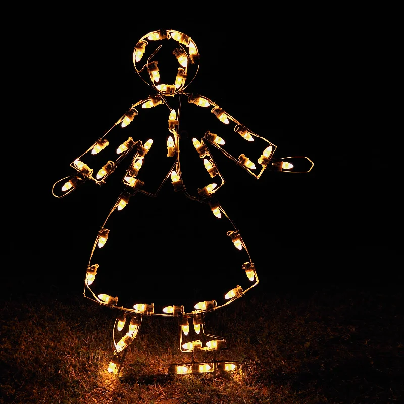 Christmas Chilly Nights Victorian Skater Girl  (1243-N)