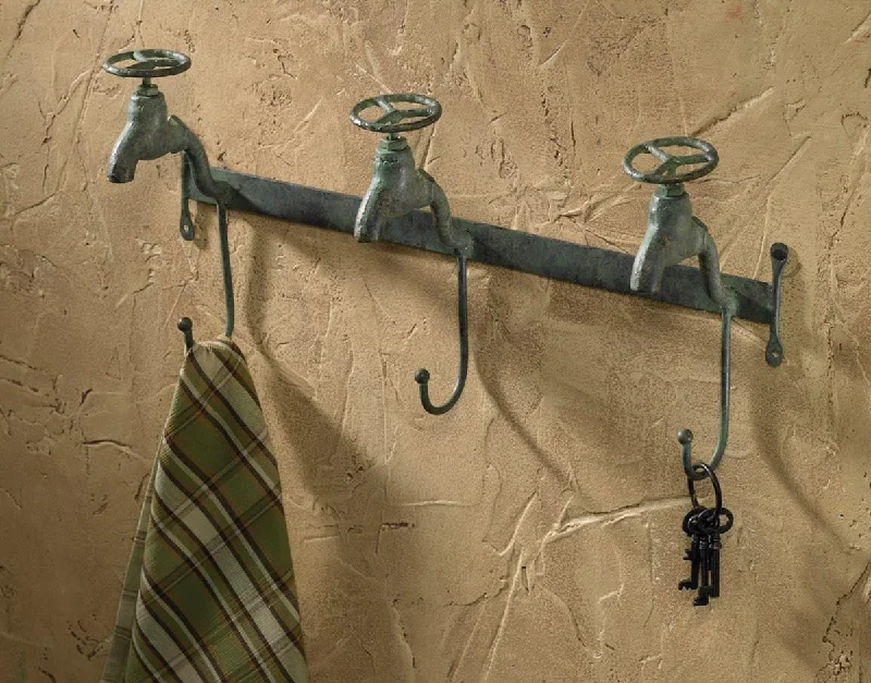 Christmas Candle Holders Water Faucet Triple Hook - Park Designs