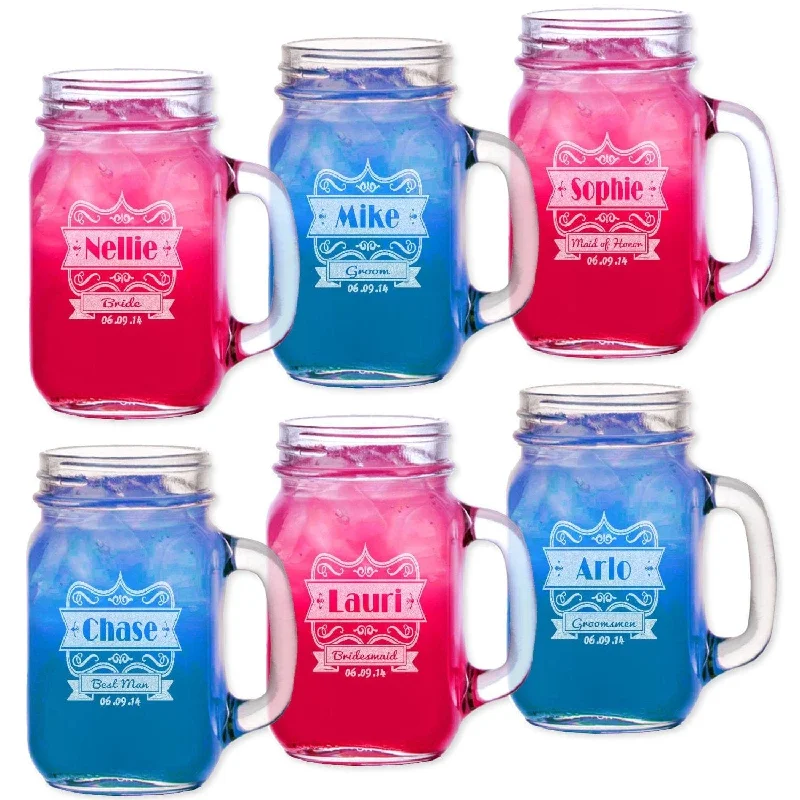 Christmas Jolly Vibes Wedding Party Name Title Personalized Mason Jars Groomsmen Favor Bridesmaid Gift Idea with Handle Glass Beer Mugs Engraved Bulk Discount Christmas Jolly Vibes Wedding Party Name Title Personalized Mason Jars Groomsmen Favor Bridesmaid Gift Idea with Handle Glass Beer Mugs Engraved Bulk Discount