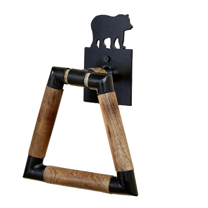 Christmas Gift Baskets Wild Woods Bear Ring Hook - Park Designs