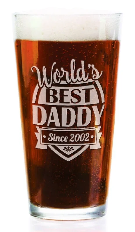 Christmas Cheer World's Best Daddy Personalized 16oz Pint Glass New Dad Father of the Bride Birthday Gift Thank You Gift Christmas Gift for Him Custom Gifts Christmas Cheer World's Best Daddy Personalized 16oz Pint Glass New Dad Father of the Bride Birthday Gift Thank You Gift Christmas Gift for Him Custom Gifts